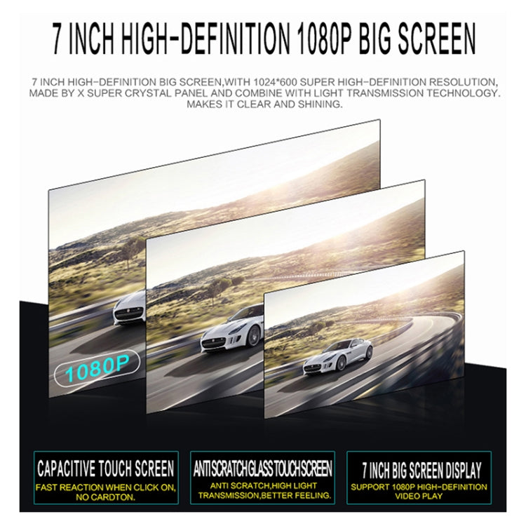 SU 9701 1GB+32GB 7 inch HD Foldable Universal Car Android Radio Receiver MP5 Player, Support FM & Bluetooth & TF Card & GPS & Phone Link & WiFi, 1GB+32GB SU 9701 1GB+32GB 7 inch HD Foldable Universal Car Android Radio Receiver MP5 Player, Support FM & Bluetooth & TF Card & GPS & Phone Link & WiFi, 1GB+32GB